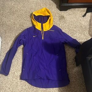 Nike Purple and Yellow wind breaker